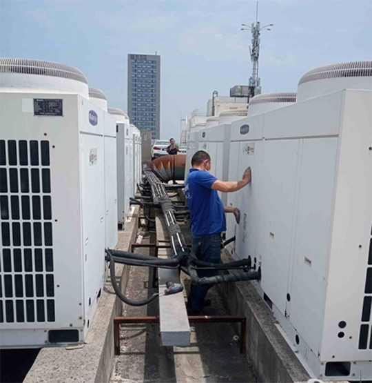 集安中央空调制热和不制冷系统维修方法